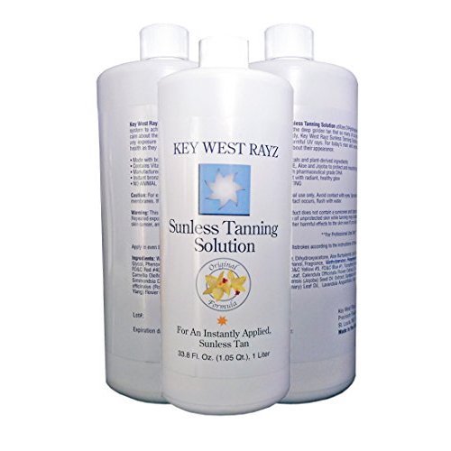 Key West Rayz SUNLESS TANNING solution Pharmaceutical Grade DHA 5 Spray Tanning Solution