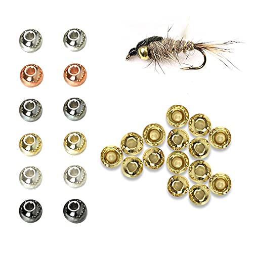 brass beads for fishing lures Stringease Tackle Mfg. Co. Ltd fluro orange Bimoo 100PCS 2.4mm 2.8mm 3.3mm