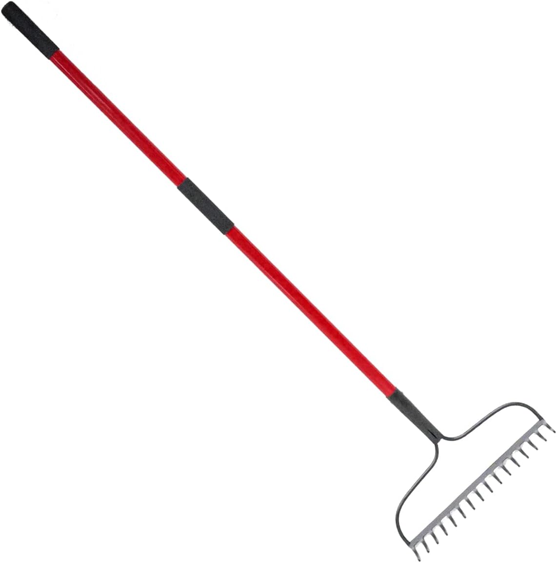 Landscape Rake 16 Tine with Fiberglass Handle
