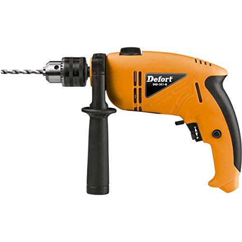 Defort DID-501-B drill Llave 2800 RPM 1,6 kg - Taladro eléctrico (2800 RPM, 1,3 cm, 1,3 cm, 2,5 cm, Corriente alterna, 500 W)