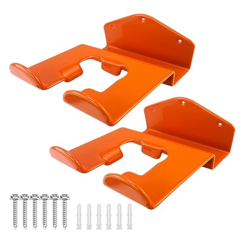 2Pcs Grass Trimmer Storage Hooks Heavy-Duty Lawn Mower Hook Bracket for Garden