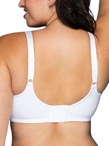 Vanity Fair Women's Beauty Back Smoothing Minimizer Bra, Minimizes Bust Line up to 1.5", Non Padded Cups up to H - Star White, 32DDD - 2