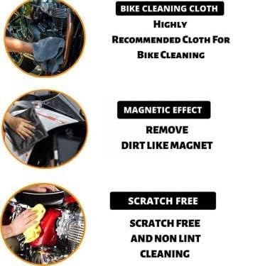 Image of Microfiber Cleaning Cloths for Car and Kitchen | 500 GSM | 30X40CM | All Purpose Softer Highly Absorbent, Wash Cloth for House, Kitchen, Car, Window (Pack of 3)