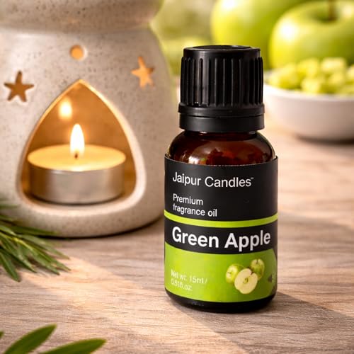 Image of Fragrance Oil | 15 ml | Aroma Oil for Home Fragrance | Best for Aromatherapy | Use in Diffusers, Candles, Air Fresheners (15ML, Green Apple)
