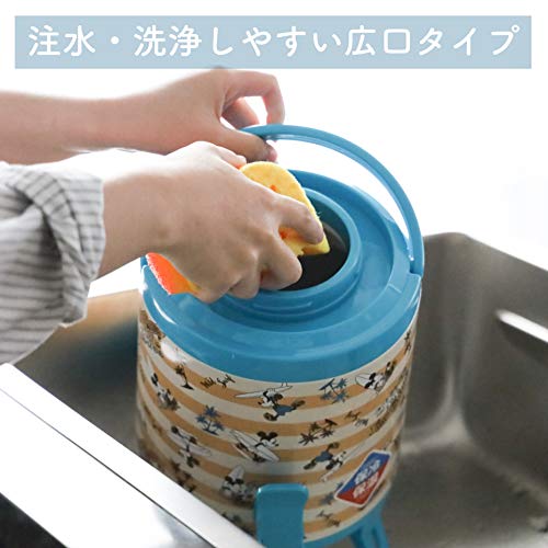 パール金属 ジャグ タンク ディズニー ウォーター ジャグ 3L 1栓 保温 保冷タイプ コップ 2個 付き ミッキーマウス / サーフ 7枚目