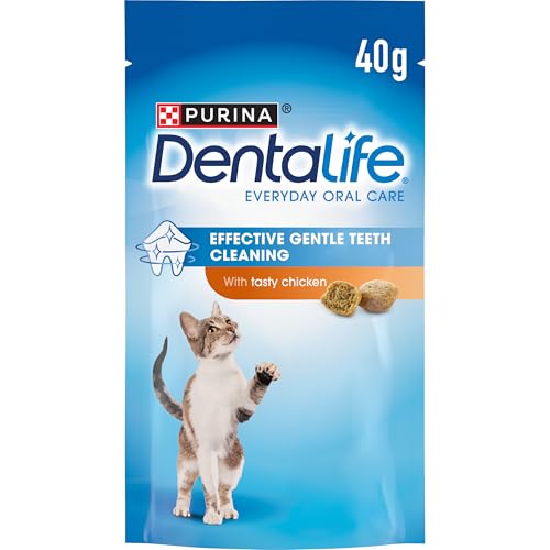 DENTALIFE Dental Chicken Cat Treats 40g (Pack of 8)
