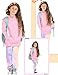 Arshiner Sweatshirts for Girls Fashion Pullover Tops Fall Sweaters & Hoodies 13-14Y Pink
