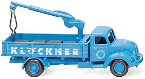 Wiking 042603 Magirus Sirius Flatbed Lorry w/Loading Crane Klockner