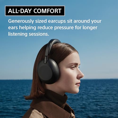 Image of Sony 1000X THE COLLEXION Wireless Noise Cancelling Headphones, Luxury Comfort with Curated Materials, HD NC Processor QN3, 12 Microphones, Spatial Audio, Mastered by Engineers, 24-Hour Battery, Black | Luxury Design with Premium Materials, Bespoke 30mm Driver Co-Tuned with Mastering Engineers, Spatial Audio with 360 Upmix
