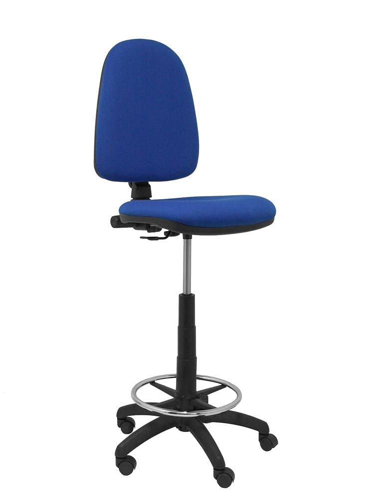 Piqueras y Crespo and T04PC – Ergonomic Stool, Adjustable Height and Footrest blue