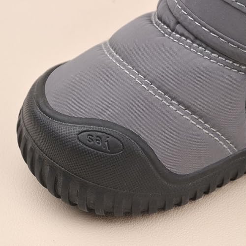 Fuzzy Snow Booties For Boys Kids Childrens Open Toe F𝘂r Boots Shoes Winter Outdoor Ski Non Slip Shoes Padded Comfy3