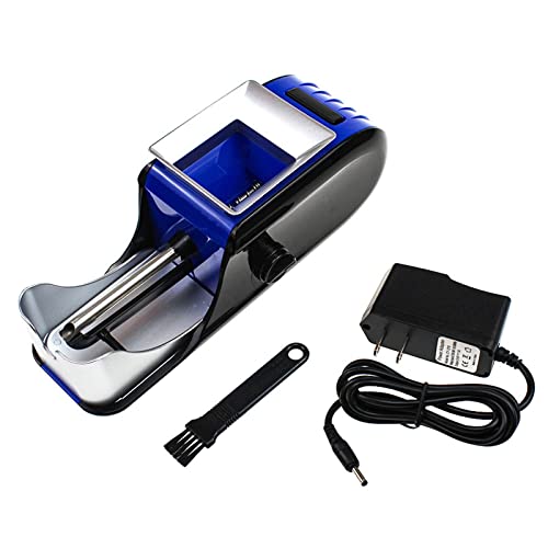 Image of ATORSE Electric Automatic Cigarette Machine Tobacco Injector Roller Portable Blue