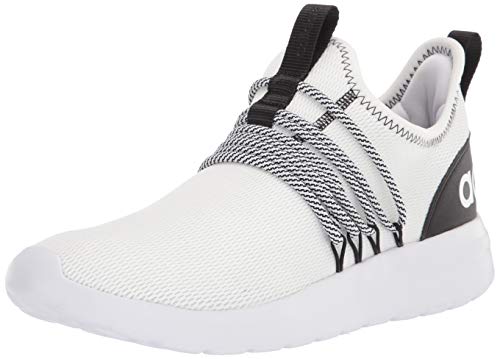 adidas Men's Lite Racer Adapt Running Shoe, White/Black/Dove Grey, 10