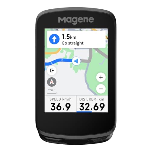 Magene C506 Ciclocomputer GPS Senza Fili, Navigazione Cartografica, Schermo a Colori Tangibile, WiFi&Bluetooth, Allenamento Ciclismo, Promemoria Intelligenti, Contachilometri Bici Impermeabile