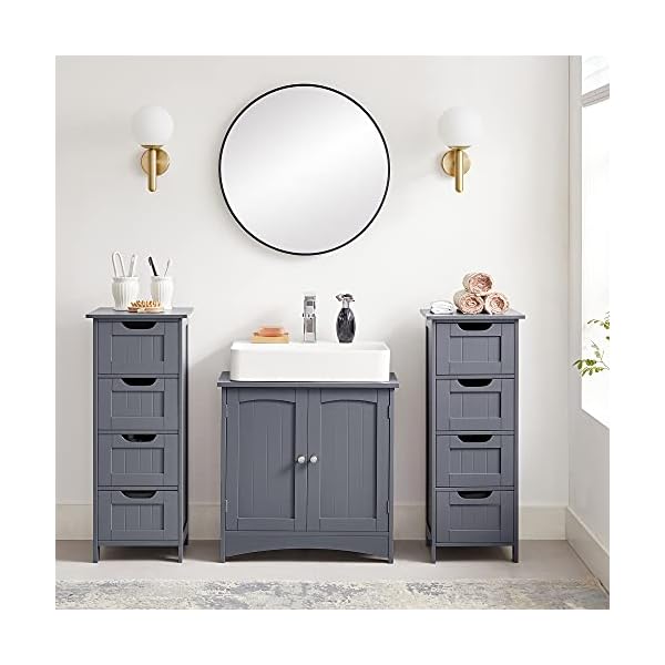VASAGLE Bathroom Floor Storage Cabinet - Image 3