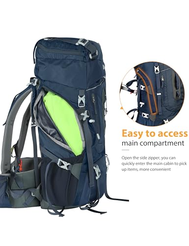 Ubon 60L Internal Frame Backpack