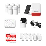 📷 CAMÉRA FULL HD INCLUSE - SURVEILLANCE JOUR & NUIT : Visualisez votre domicile en direct en 1080p. Vision nocturne, détection de mouvement et enregistrement sur carte microSD. Aucun abonnement cloud requis.