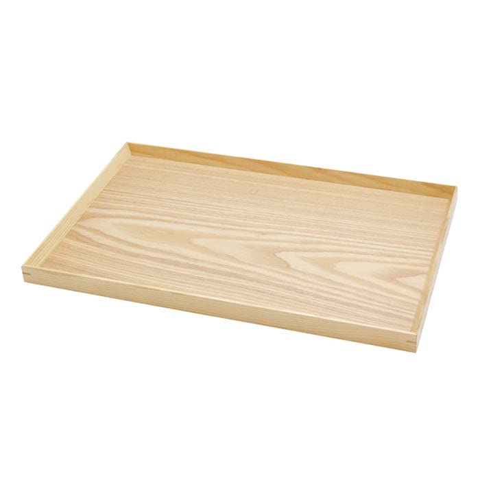 Amazon｜セラミック藍 カフェ盆 ナチュラル 42cm 22078｜トレイ・盆