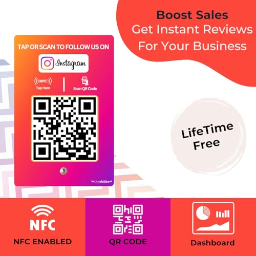 tinydabba Instagram Review NFC Standee with QR Code by tinydabba - 3