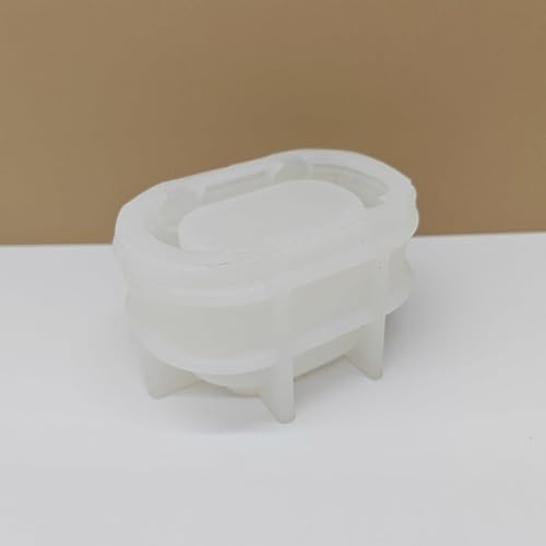 Miniatura 9 de Molde de resina, moldes de silicona para macetas, molde de hormigón en forma de autobús 3D, moldes para jarrón de flores, molde de cemento, material