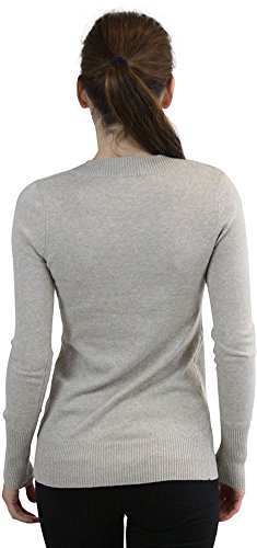 Image of ToBeInStyle Women's Classic Long Sleeve V-Neck Pullover Sweater