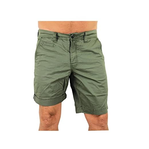 Gin Tonic Hombre Short chino verde oliva 36