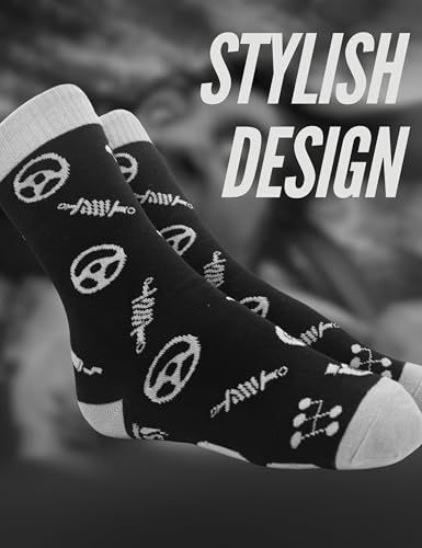 InnoBeta Car Guy Gifts for Men, One Size Crew Socks, Car Guy Like A Regular Guy, Only Cooler3