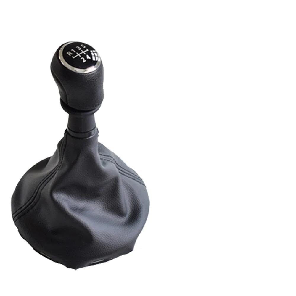 FSOZDBBPL Automotive Parts for Transporter T5 T5.1 T6 Gp 2003-2011 Gear Stick Shift Knob Leather Gaiter Boot Cover Car 5 6 Speed(Black 5 Speed)
