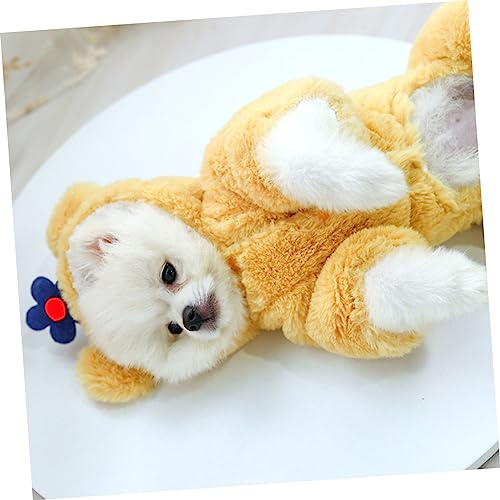 Disfraz de perro y gato talla M color marrón claro miniatura 4