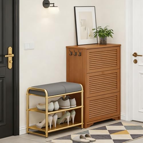 Banc à chaussures d'entrée pour optimiser les petits espaces - 8
