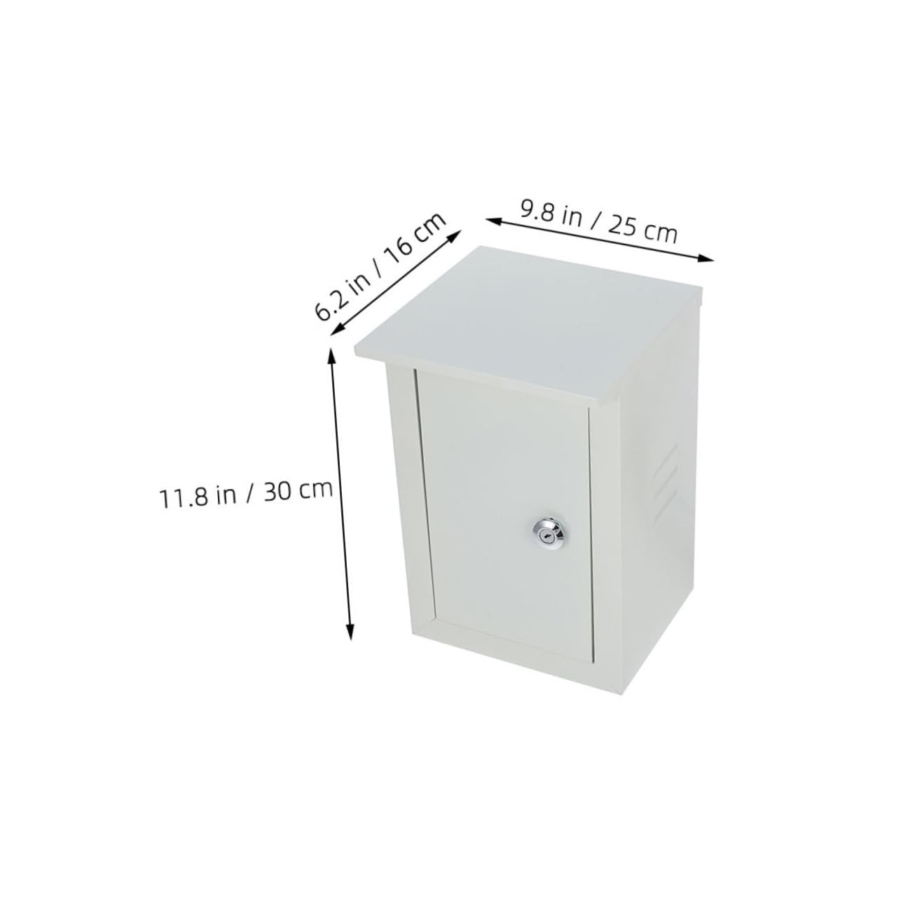 Homoyoyo Caja De Distribución Exterior De Aluminio Para Montaje Pared Caja Eléctrica Resistente Intemperie Para Uso Jardín