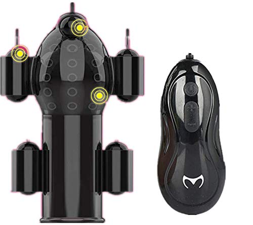 HAWGON ペニスリング 男性用 12種類振動パータン 10000回/分高速振動 超長イボ刺激 亀頭責め 装着型 ダブルローター付き USB充電式 男性用 尿道と裏筋をWローターで直撃！ - 画像1