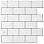 Art3d Backsplash Tile for Kitchen Peel and Stick, 10-Sheet Stick on Subway Tiles for Kitchem, Bathroom Back Splashes, 12"x12", Warm White with Black Grout
