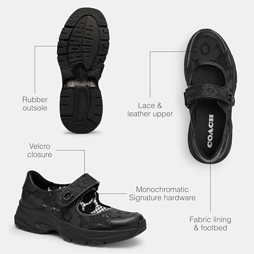 Coach Women's Lace Mary Jane Sneaker3