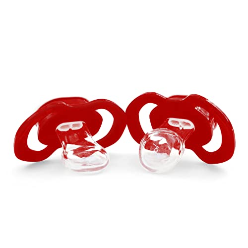 Image of Baby Fanatic Pacifier 2-Pack - NCAA Nebraska Cornhuskers - Officially Licensed League Gear