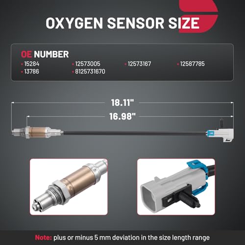 Sensor de Oxígeno BDFHYK Compatible Chevrolet y GMC miniatura 3