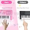 What are the Best Digital Piano for Kids? 12 Kids Keyboard Piano, 37 Keys Keyboard Electric Digital Piano, Early Learning Educational Musical Toys Piano for Kids Toddlers Beginners with Music Stand, Microphone - Christmas Birthday Gifts, Pink #2