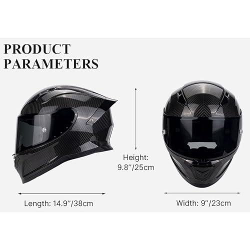 Carbon Fiber Spoiler Helmet