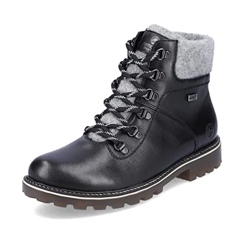 Remonte Women's black ankle boots, Black Estate 02, 7 UK Cover