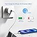 10ft Cable for Apple iPhone 16 15 Pro Max Charger Fast Charging iPad AirPods 4 (USB-C), 20w Type C Blcok 10-ft Long USB C to C Cord White 1Pack