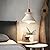OROILUPU 9.4'' Concrete Pendant Lights Kitchen Island Hanging Lights Unique Pinecone Lampshade Industrial Chandelier Nordic Cement Pendant Light for Dining Room,Bedside,Kitchen,Hallway,1Pcs,White