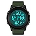 Produktbild Sport LED Uhren,Transwen Herren Wasserdicht Analoger Quarz Mode Uhren wasserdichte Luxusmann Analog Digital Militär Fitness Schrittzähler Uhr (Grün)