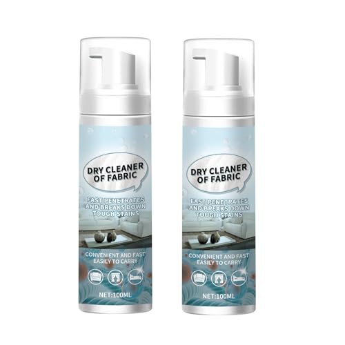 Limpiador de Telas y Ylfombras,Limpiador de Alfombras Premium,Espuma Limpiadora Para Aspirar,Limpieza de Colchon,Limpia Colchones,Espuma Limpia Tapicerias,Fácil de Usar,100ml*2pc
