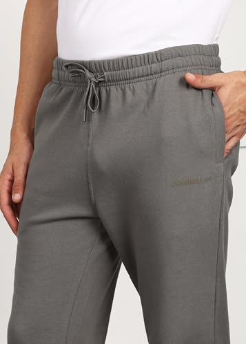 Image of Alan Jones Clothing Men's Regular Fit Mid Rise Fleece Jogger Regular Pants For Winterwear