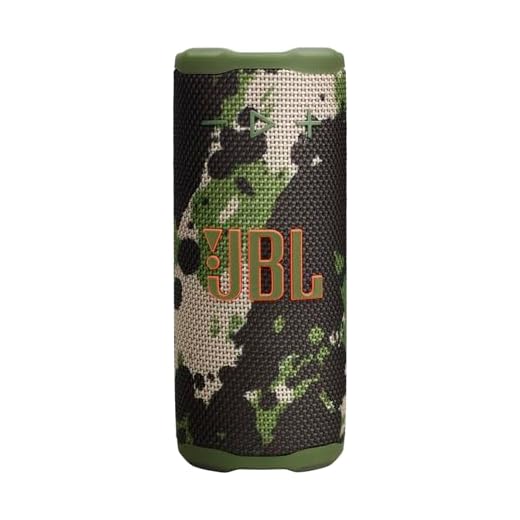 JBL Grip Kompakter Bluetooth Lautsprecher, JBL Pro Sound mit AI Sound Boost, IP68 Wasser- und Staubdicht, Umgebungslicht, Bis zu 14h Wiedergabe, Auracast Multi-Speaker, JBL Portable App, Camouflage