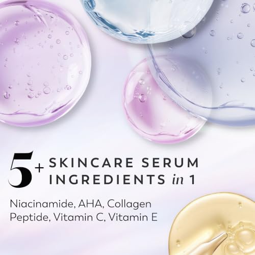 Image of Olay Super Serum Hand & Body Lotion for Aging, 24hr Long Lasting Moisture, Fast Absorbing, 5+ Ingredient Complex for Bright Even Firm Luminous Skin, Sweet Vanilla & Soft Wood Scent, 17 fl oz