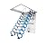 SJHDUNBW Staircase Fully Automatic Telescopic Loft Ladder Wall Mounted Stairs Electric Lift Stretch Drop Stairs Pulldown Ladder Suitable for The attic, roof top Company