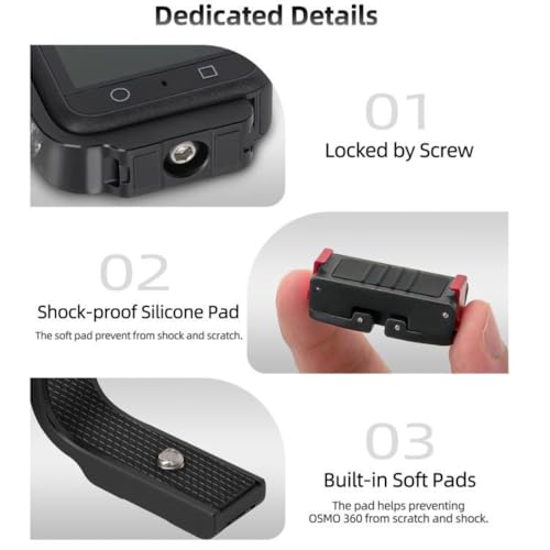Image of yantralay L-Type Vertical - Horizontal Mount with Magnetic Adapter Compatible with D JI Os mo 360 | 1 /4 inch Screw Compatible Action Camera Accessories