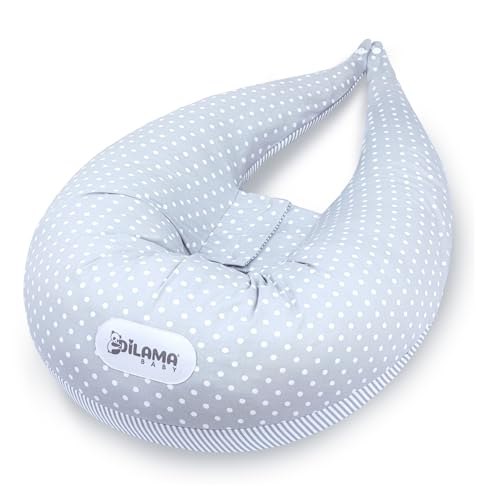 Dilamababy Cuscino Gravidanza Fiocchi di Memory e Fiber Made in