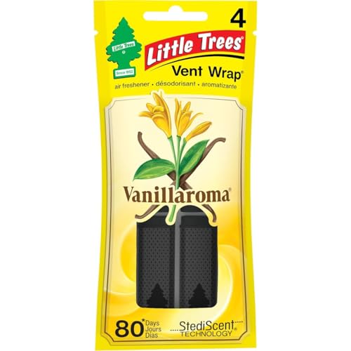 Little Trees, Air Freshener, Vanillaroma, 4-Pack